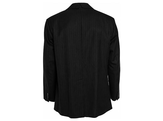 Valentino, Blazer gessato nero - vista 3