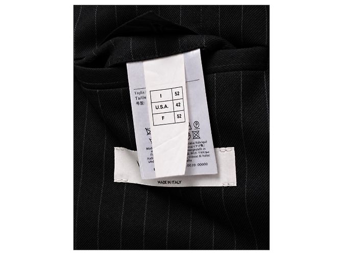 Valentino, Blazer gessato nero - vista 8