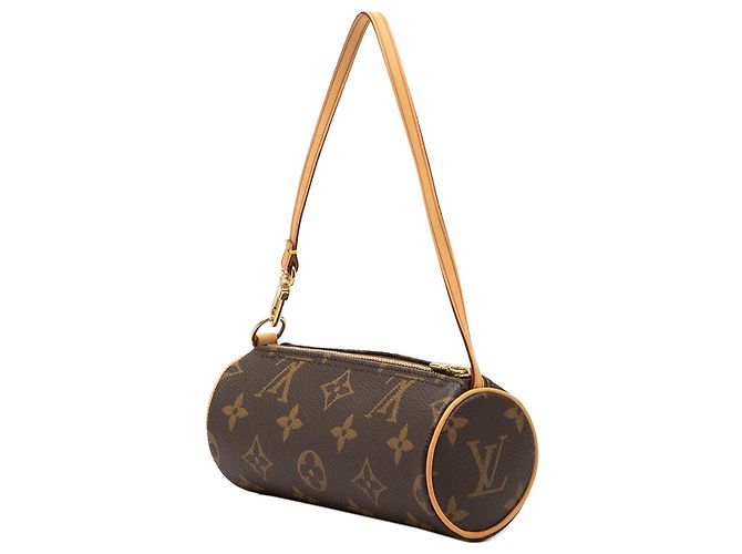 Louis Vuitton Monogram Papillon Pochette Handtasche Braun - Ansicht 2