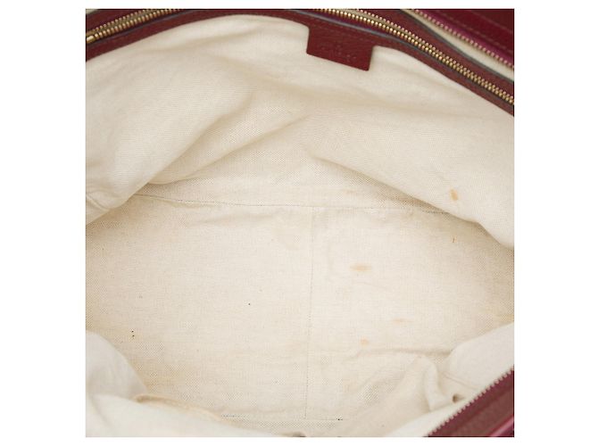 Bolso Tote Bree Gucci de lona GG y piel de becerro beige - vista 4