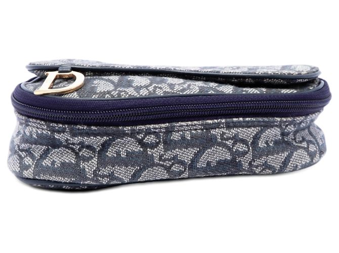 Autre Marque Diorissimo Saddle Pouch aus blauem Canvas Dior - Ansicht 3