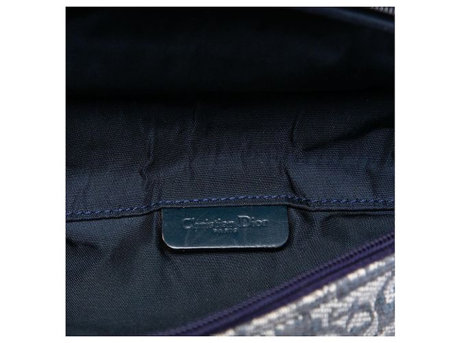 Autre Marque Diorissimo Saddle Pouch aus blauem Canvas Dior - Ansicht 4