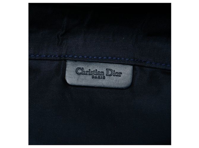 Autre Marque Diorissimo Saddle Pouch aus blauem Canvas Dior - Ansicht 5
