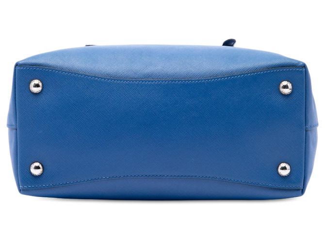 Prada Saffiano Soft Shopping Tote Blau - Ansicht 3