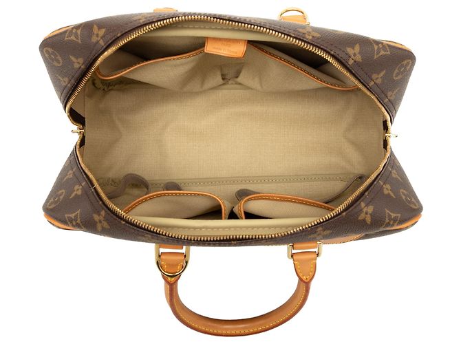 Borsa a mano Louis Vuitton Monogram Deauville Marrone - vista 4