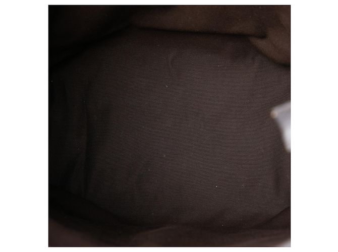 Borsa Tote Gucci GG in nylon marrone - vista 4
