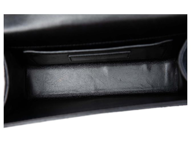 Autre Marque Borsa a tracolla Saint Laurent Kate Tassel Small in camoscio nero con monogramma - vista 4