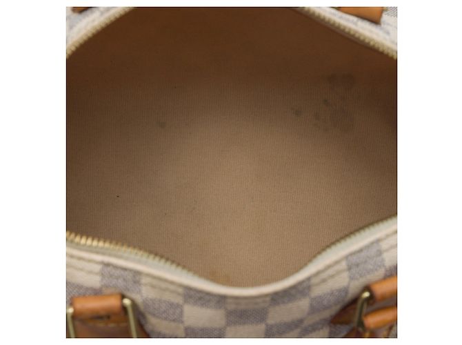 Borsa Boston Louis Vuitton Damier Azur Speedy 30 Bianca Bianco - vista 4