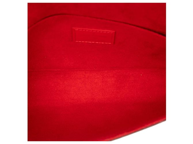 Borsa a tracolla Louis Vuitton Epi Pochette Felicie rossa Rosso - vista 4