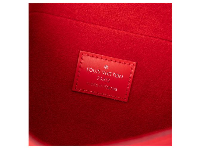Borsa a tracolla Louis Vuitton Epi Pochette Felicie rossa Rosso - vista 5