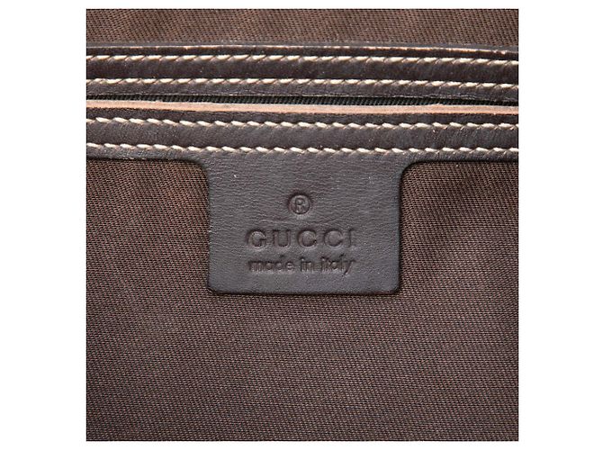 Borsa a tracolla Gucci GG Supreme con doppia tasca Beige - vista 5