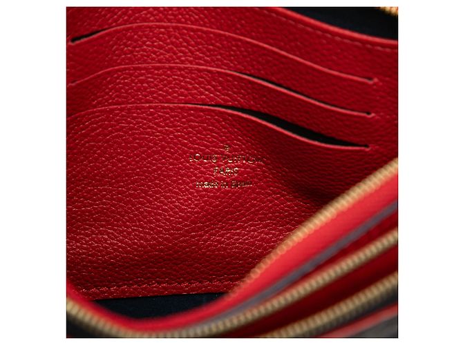 Borsa a tracolla Louis Vuitton Monogram Empreinte Double Zip Pochette Blu - vista 5
