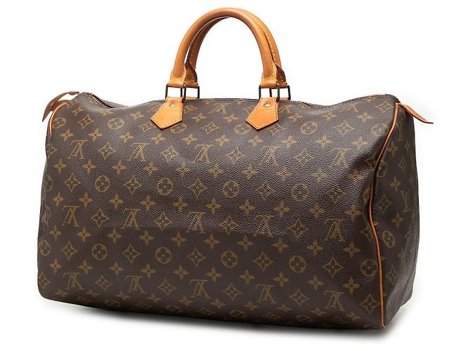 Borsa Boston Louis Vuitton Monogram Speedy 40 Marrone - vista 2