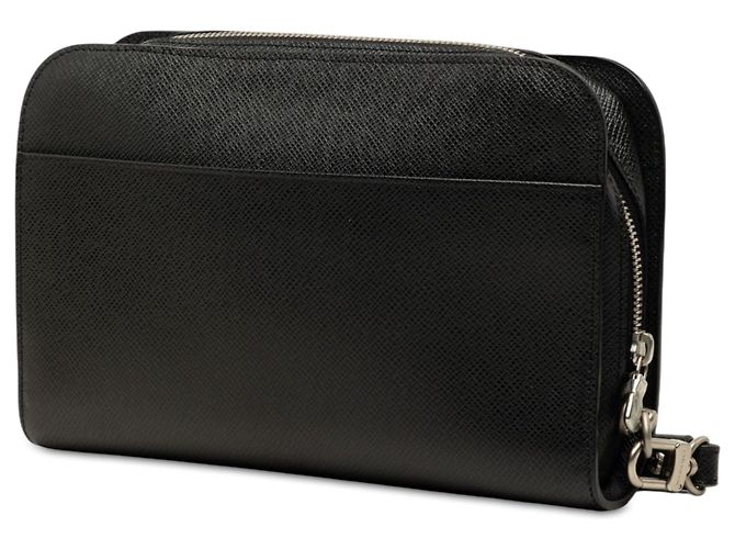 Bolso de mano Louis Vuitton Taiga Pochette Baikal Negro - vista 2
