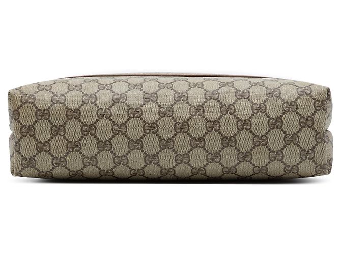 Borsa Tote Gucci GG Supreme Web Beige - vista 3