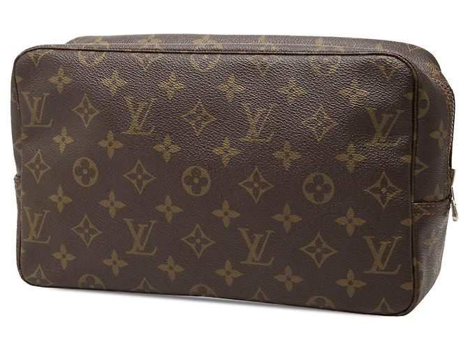 Borsa a Clutch Louis Vuitton Monogram Trousse Toilette 28 Marrone - vista 2