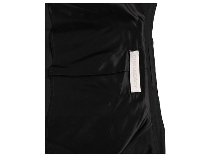 Autre Marque Nosso legado, Blazer trespassado em preto - vista 6