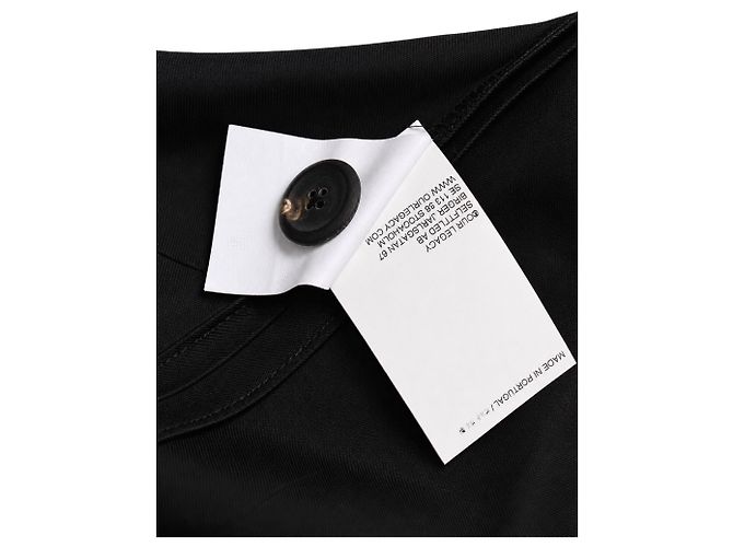 Autre Marque Nosso legado, Blazer trespassado em preto - vista 8