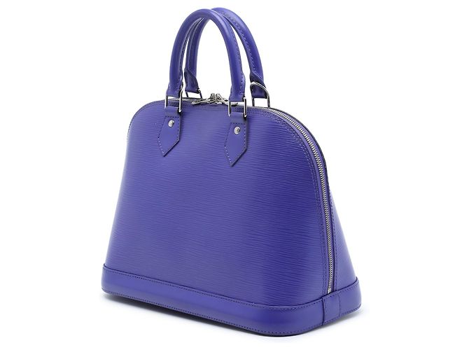 Borsa Louis Vuitton Epi Alma PM Viola Porpora - vista 2