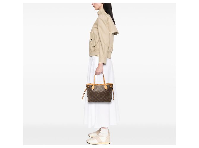 Louis Vuitton Monogram Neverfull PM Tragetasche Braun - Ansicht 6