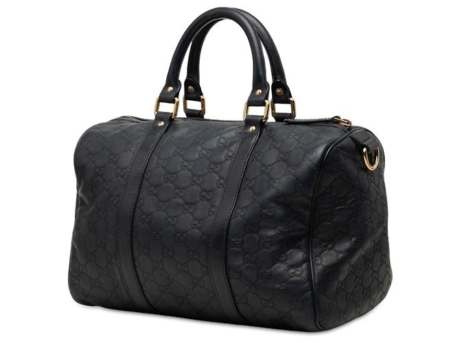 Borsa Boston Gucci Joy Medium Guccissima Blu - vista 2