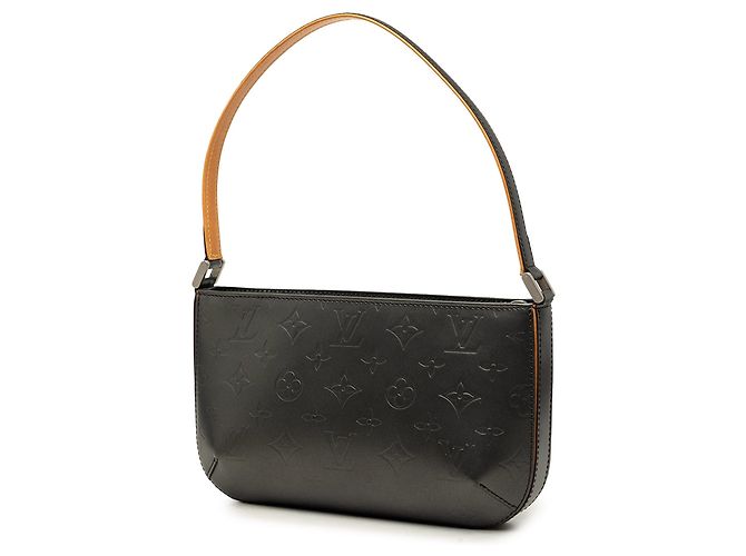 Bolso de hombro Louis Vuitton Monogram Mat Fowler Gris - vista 2