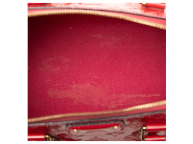 Louis Vuitton Monogram Vernis Montana Handtasche rot - Ansicht 4