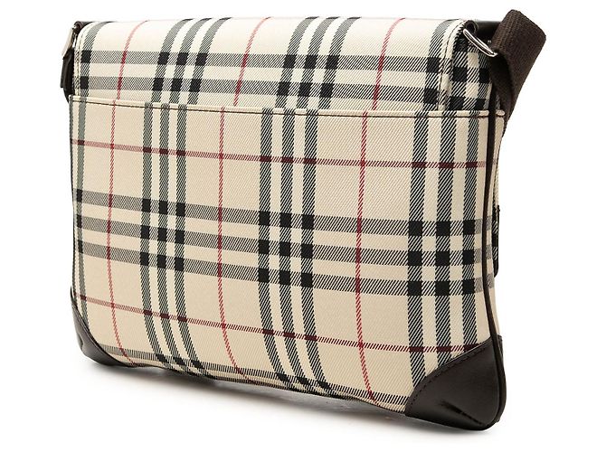 Borsa a tracolla Burberry House Check Canvas Beige - vista 2