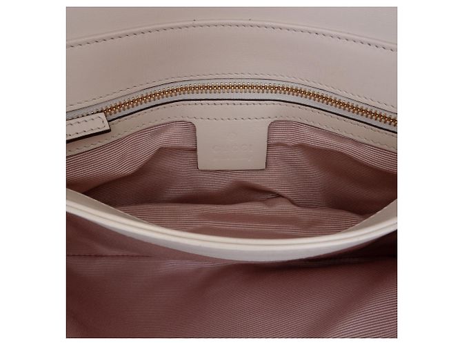 Borsa a tracolla Arli Small in pelle bianca Gucci Bianco - vista 4