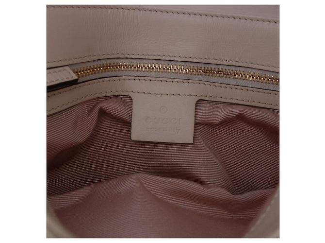 Borsa a tracolla Arli Small in pelle bianca Gucci Bianco - vista 5