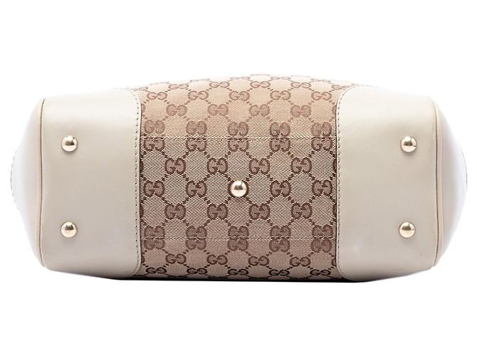 Tote Gucci GG Canvas Web Mayfair Branco - vista 3