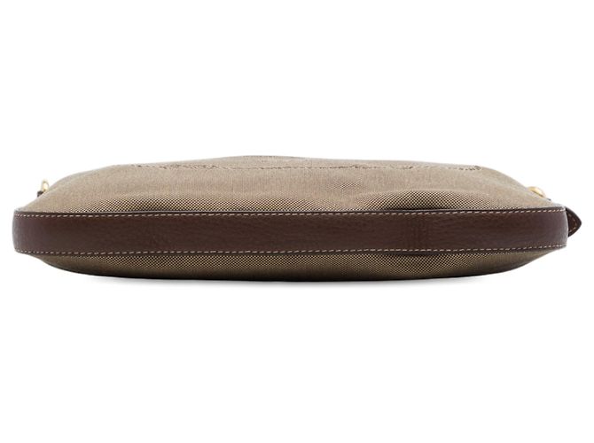 Bandolera Prada de lona Canapa con logo beige - vista 3