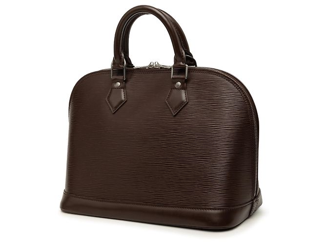 Borsa a mano Louis Vuitton Epi Alma PM Marrone - vista 2