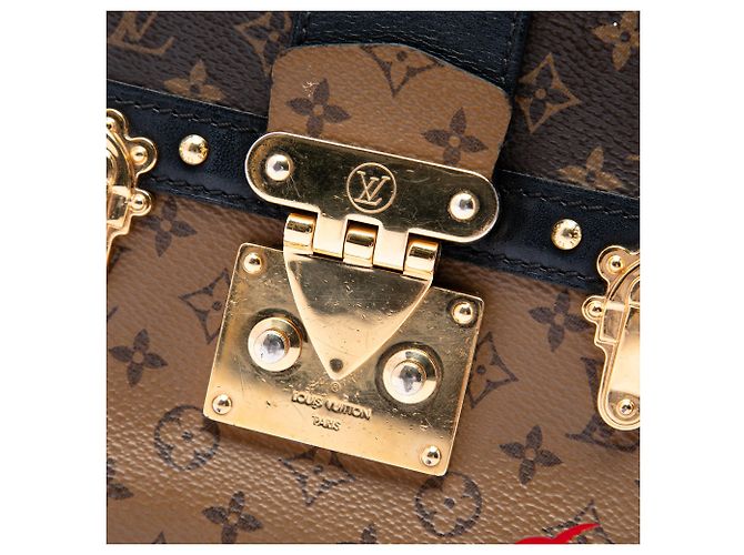 Bolso Clutch y Bandolera Louis Vuitton Monogram Reverse Trunk Marrón Castaño - vista 5