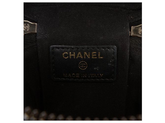 Chanel Mini Caviar Handle with Care Vanity Case Satchel schwarz - Ansicht 5