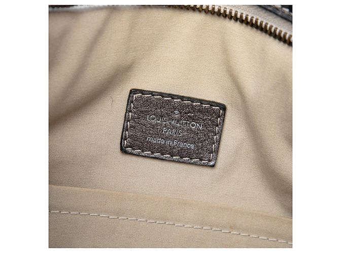 Bolso Louis Vuitton Monogram Mini Lin Angele Satchel Gris - vista 5