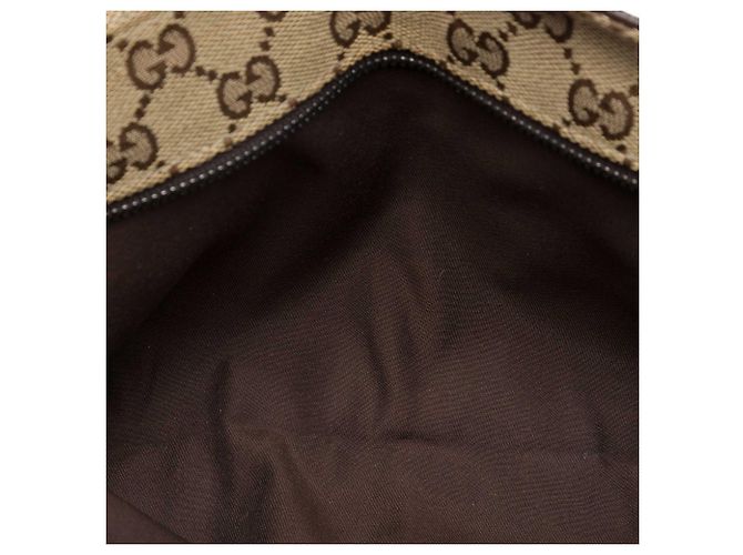 Borsa cintura Gucci GG Canvas con doppia tasca, marrone - vista 4