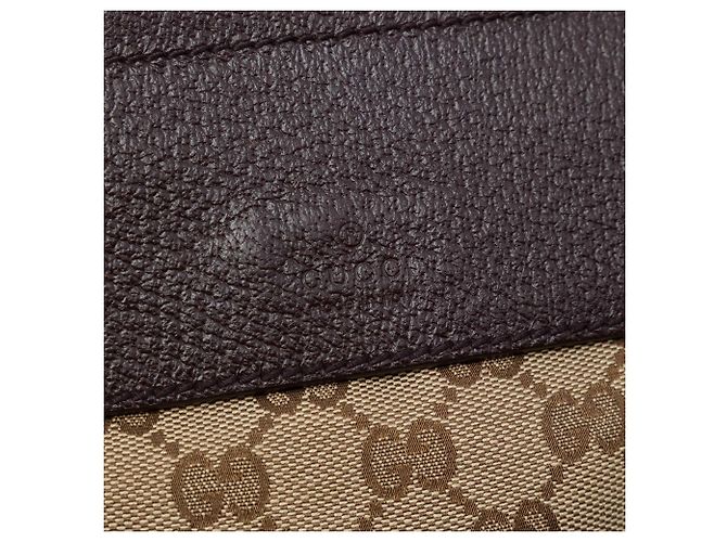 Borsa cintura Gucci GG Canvas con doppia tasca, marrone - vista 5