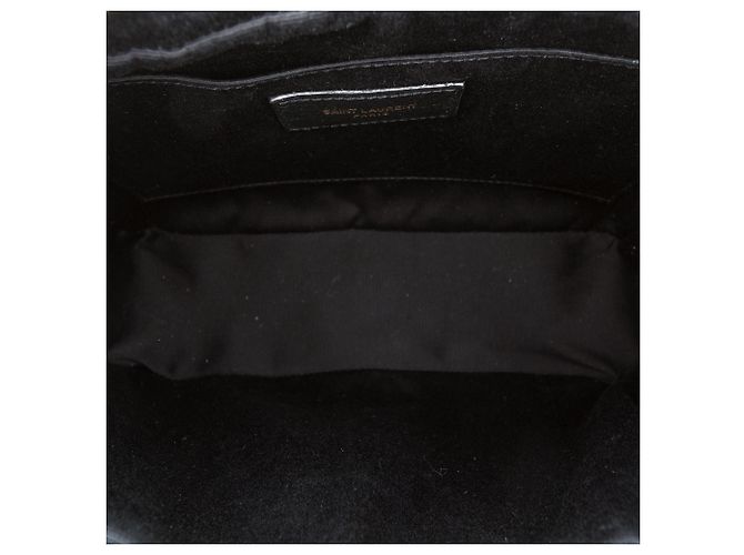 Autre Marque Borsa Camera Lou in pelle matelassé monogram Saint Laurent nera Nero - vista 4