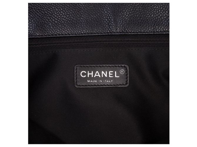 Borsa Grand Shopping Tote Chanel Caviar Nera Nero - vista 5