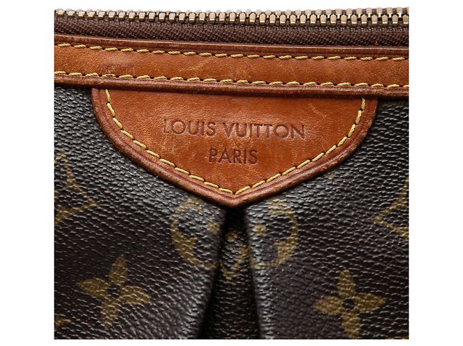 Bolso Satchel Louis Vuitton Monogram Palermo PM Marrón Castaño - vista 5