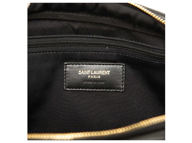 Autre Marque Pouch Calypso Saint Laurent in pelle d'agnello matelassé nera Nero - vista 5