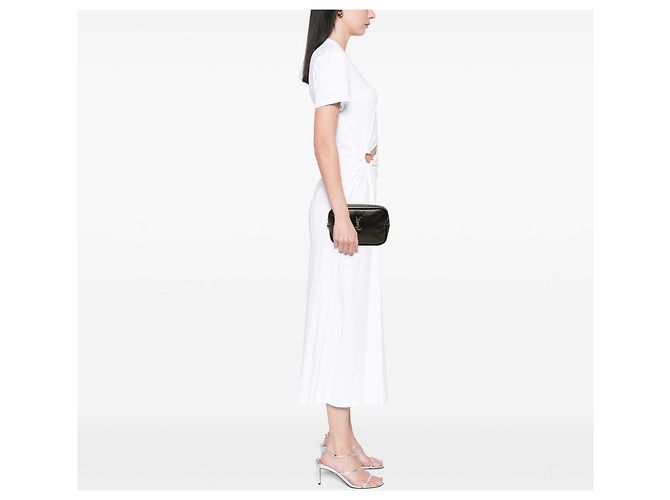 Autre Marque Pouch Calypso Saint Laurent in pelle d'agnello matelassé nera Nero - vista 6