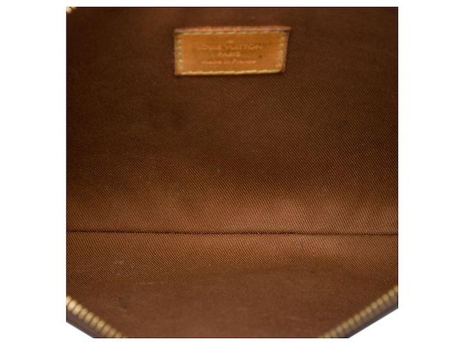 Borsa a Clutch Louis Vuitton Monogram Etui Voyageur PM Marrone - vista 4