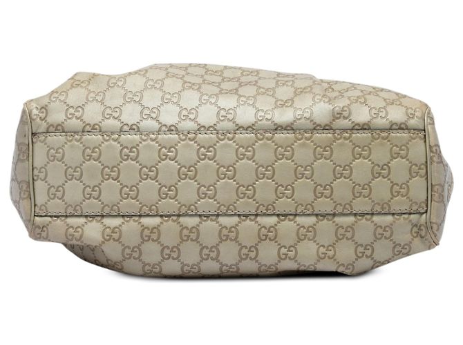 Borsa Tote Gucci Medium Guccissima Sukey Oro D'oro - vista 3