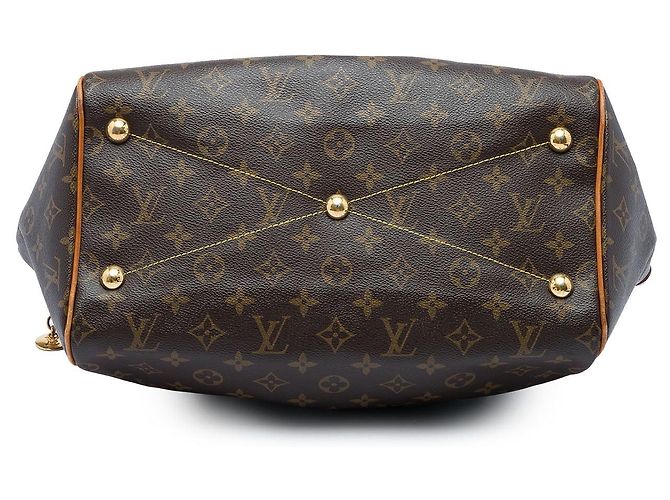 Borsa a tracolla Louis Vuitton Monogram Tivoli GM Marrone - vista 3