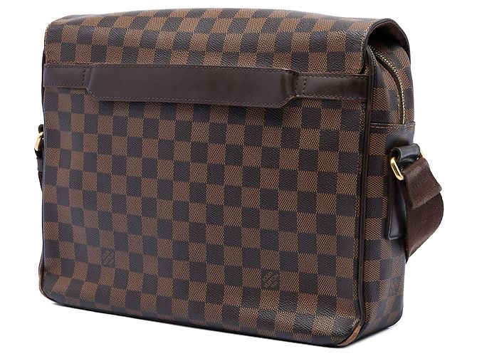 Borsa a tracolla Louis Vuitton Damier Ebene Shelton MM Marrone - vista 2