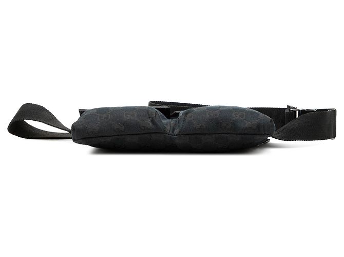 Borsa cintura Gucci GG Canvas con doppia tasca nera Nero - vista 3