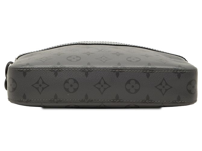 Borsa a tracolla Trio Messenger Monogram Eclipse Louis Vuitton grigia Grigio - vista 3