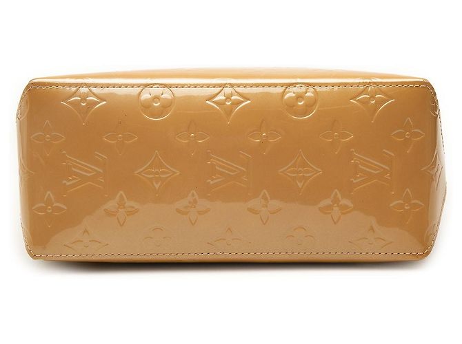 mala Louis Vuitton Monogram Vernis Reade PM Castanha Marrom - vista 3
